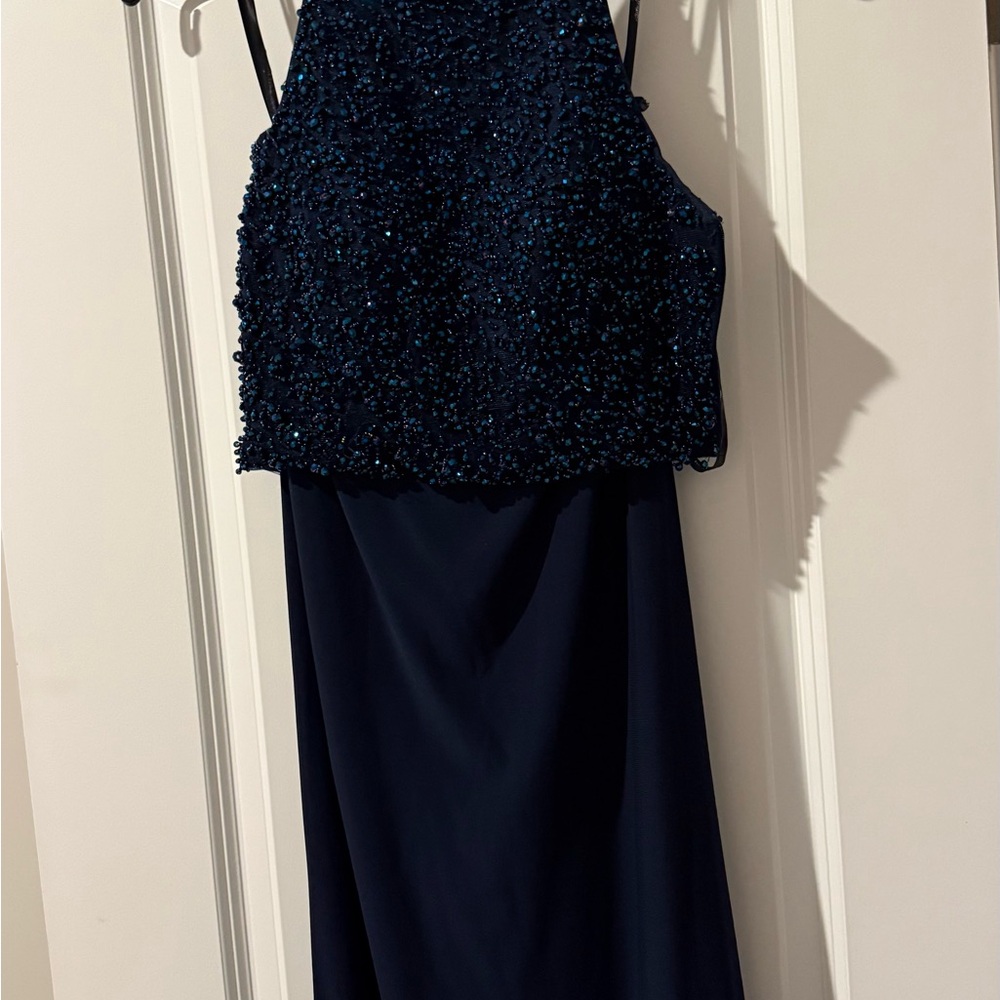 MUST GO THIS WEEK 🔥Sherri Hill Navy Blue Dress
